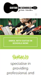 Mobile Screenshot of guitarinschools.co.uk