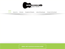 Tablet Screenshot of guitarinschools.co.uk